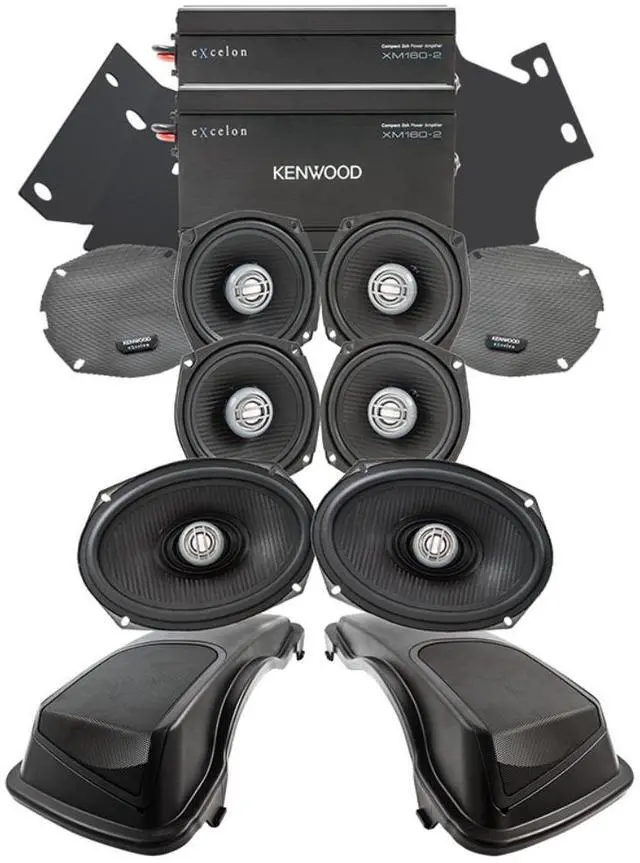 Main image of Kenwood P-HD5UTRG-98 Front & Rear Audio Package for HD 98-13 Road Glide Ultra