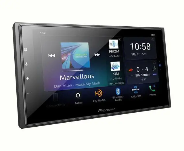 Alt view image 3 of 5 - Pioneer DMH-W4660NEX 6.8 Inch Media Receiver with License Plate Camera