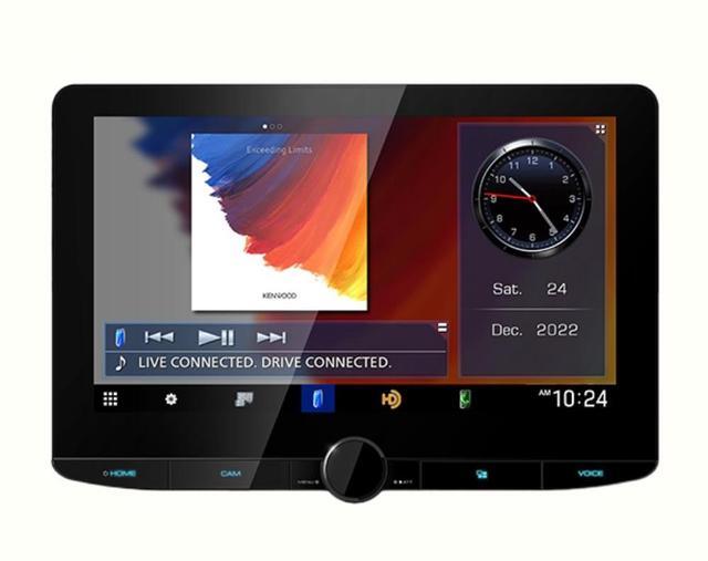 Alt view image 2 of 5 - Kenwood DMX1037S 10.1" 2-DIN Multimedia Receiver with SXV300V1 SiriusXM Tuner