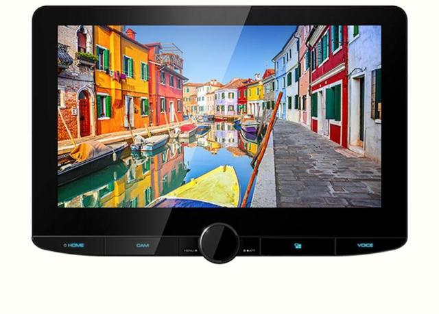 Alt view image 4 of 5 - Kenwood DMX1037S 10.1" 2-DIN Multimedia Receiver with SXV300V1 SiriusXM Tuner