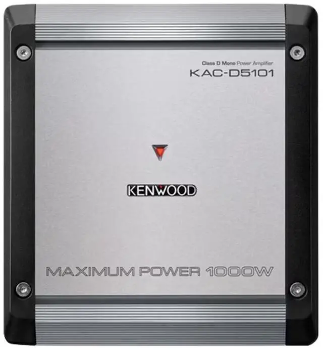 Main image of Kenwood KAC-D5101 Class D Digital Mono Power Car Amplifier 1000 Watts Max