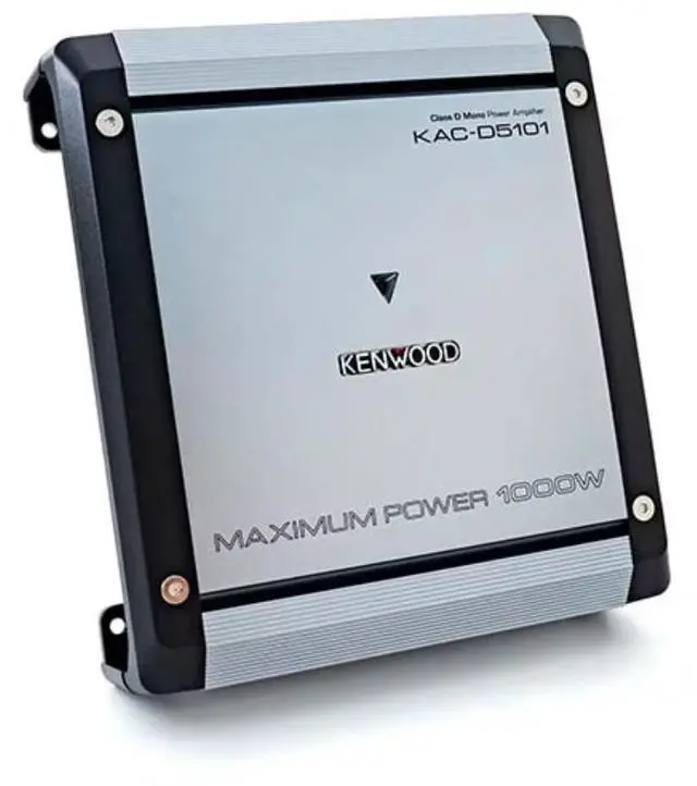 Alt view image 4 of 5 - Kenwood KAC-D5101 Class D Digital Mono Power Car Amplifier 1000 Watts Max