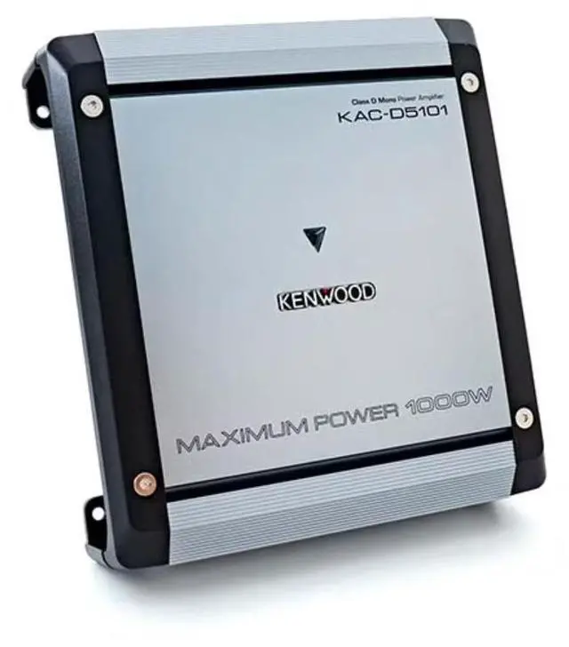Alt view image 5 of 5 - Kenwood KAC-D5101 Class D Digital Mono Power Car Amplifier 1000 Watts Max