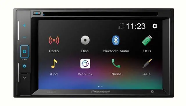 Alt view image 2 of 10 - Pioneer AVH-241EX 6.2" Resistive Glass Touchscreen Bluetooth DVD Receiver