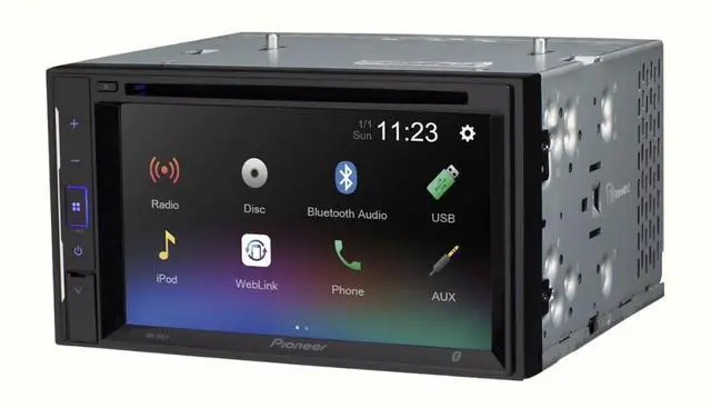 Alt view image 3 of 10 - Pioneer AVH-241EX 6.2" Resistive Glass Touchscreen Bluetooth DVD Receiver