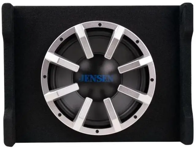 Main image of Jensen JW10A 10" 100 Watts RMS Subwoofer with Vented Enclosure and Built-In Amp