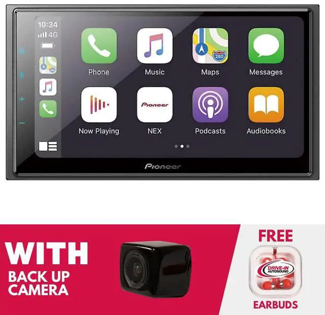 Main image of Pioneer DMH-W4660NEX 6.8 Inch Digital Media Receiver With Backup Camera