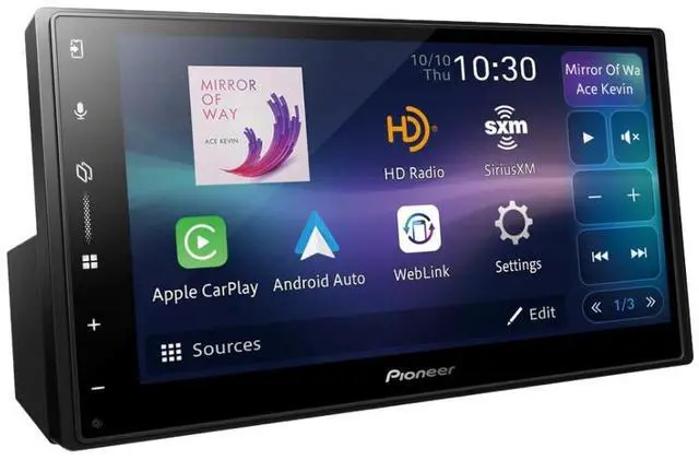 Alt view image 3 of 5 - Pioneer DMH-W3050NEX 6.8" Multimedia Receiver w/ NB-BC011 Front/Rear View Camera