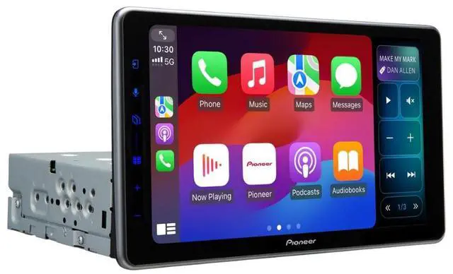 Alt view image 4 of 5 - Pioneer DMH-WT5000NEX 9" Multimedia Receiver & NB-BC011 Front/Rear View Camera