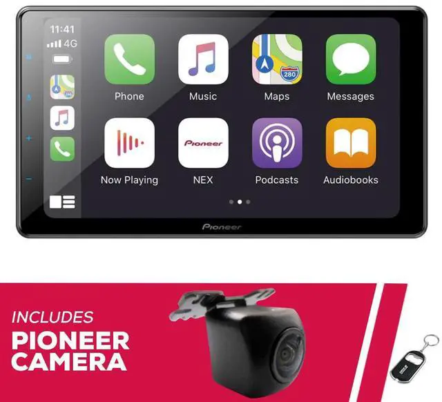 Main image of Pioneer DMH-WC6600NEX 9" Multimedia Receiver w/ NB-BC011 Front/Rear View Camera