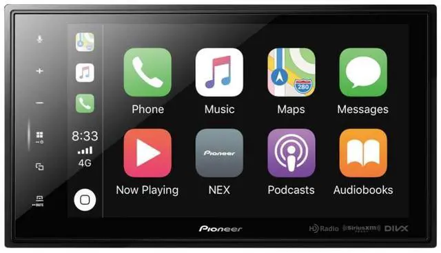 Alt view image 2 of 5 - Pioneer DMH-C5500NEX 8" Multimedia Receiver w/ NB-BC011 Front/Rear View Camera