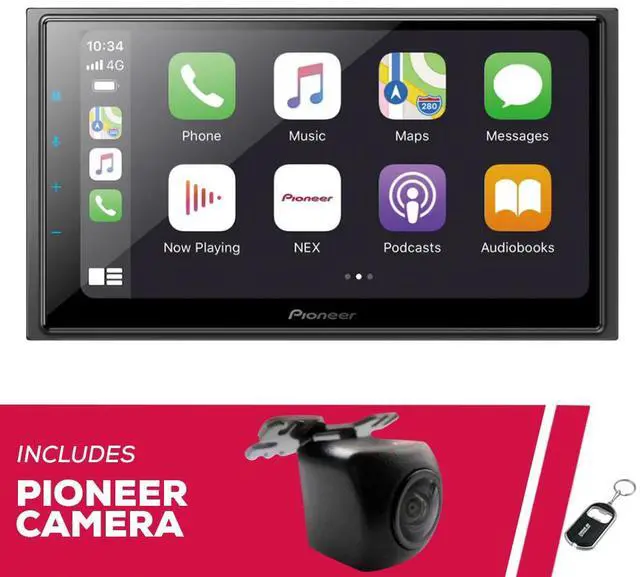 Main image of Pioneer DMH-W4660NEX 6.8" Multimedia Receiver w/ NB-BC011 Front/Rear View Camera