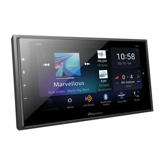 Alt view image 2 of 5 - Pioneer DMH-W4660NEX 6.8" Multimedia Receiver w/ NB-BC011 Front/Rear View Camera