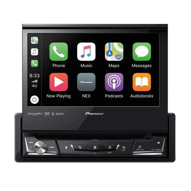 Alt view image 2 of 5 - Pioneer AVH-3500NEX 6.94" 1-DIN DVD Receiver w/ NB-BC011 Front/Rear View Camera