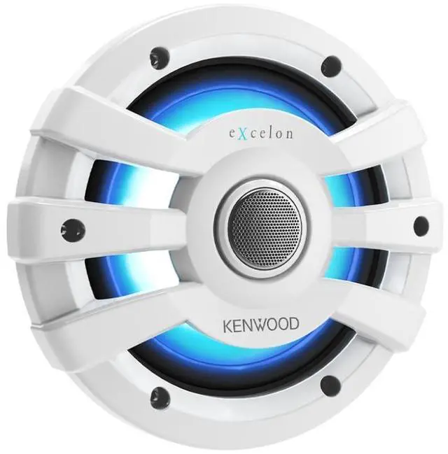 Alt view image 2 of 3 - Kenwood eXcelon XM65WL 6.5" 75W RMS 4 Ohm IPX6 2-Way Coaxial Speakers (White)