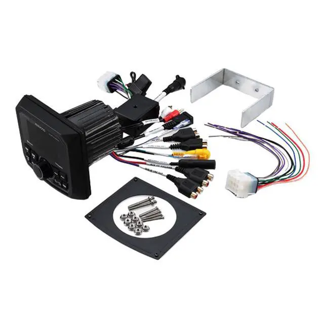 Alt view image 5 of 5 - Kenwood eXcelon KMR-XM500 Media Receiver w/ 2-Pack XM65BL 2-Way Coaxial Speakers