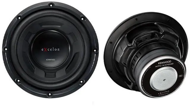Main image of Kenwood KFC-XW1042 10" 4-Ohm Car Audio Subwoofer w/ 1300W Peak Power & 300W RMS