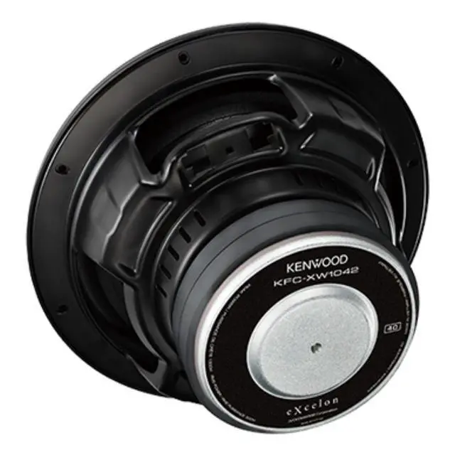 Alt view image 3 of 3 - Kenwood KFC-XW1042 10" 4-Ohm Car Audio Subwoofer w/ 1300W Peak Power & 300W RMS