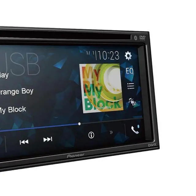 Alt view image 3 of 4 - Pioneer AVH-120BT 2-DIN 6.2" Touchscreen Multimedia DVD Receiver w/ Bluetooth