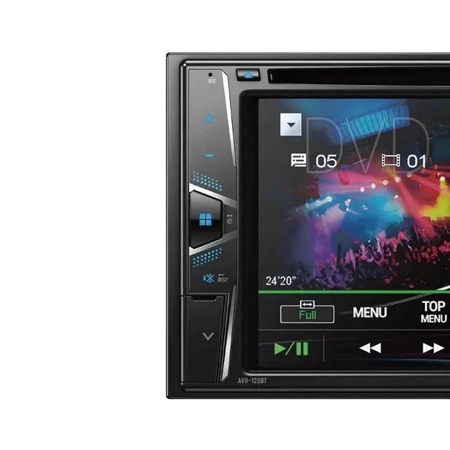 Alt view image 4 of 4 - Pioneer AVH-120BT 2-DIN 6.2" Touchscreen Multimedia DVD Receiver w/ Bluetooth