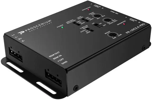 Main image of Proscenium PR-LOC2.4-PRO 2 In/4 Out Active Line Output Converter with Bass Boost and 40V Input