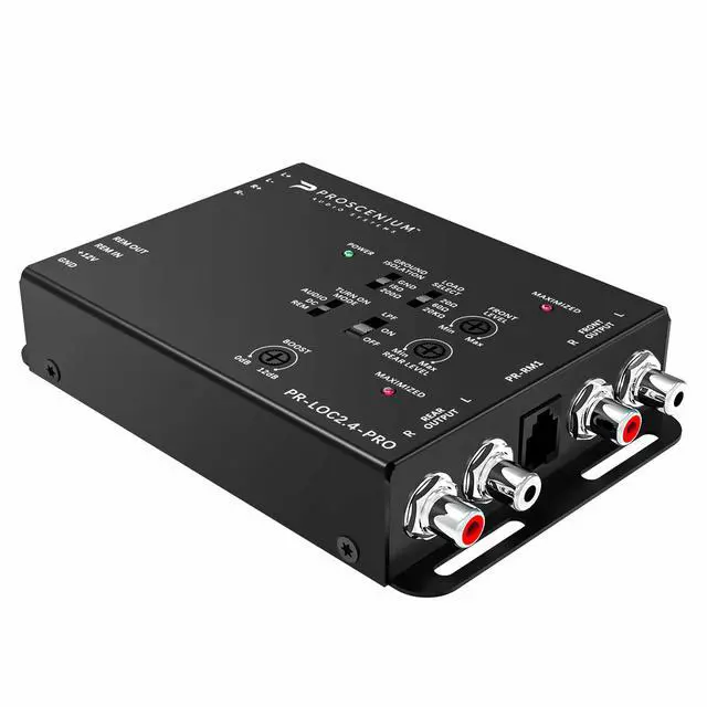 Alt view image 2 of 5 - Proscenium PR-LOC2.4-PRO 2 In/4 Out Active Line Output Converter with Bass Boost and 40V Input