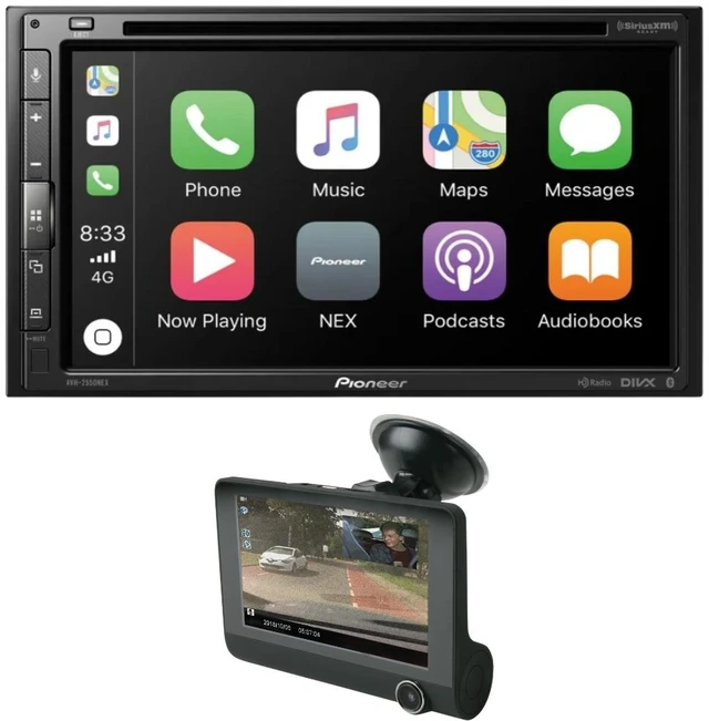 Main image of Pioneer AVH-2550NEX 6.8" CD/DVD Car Receiver + FREE Scosche Dual Front/Rear HD Dash Cam Bundle