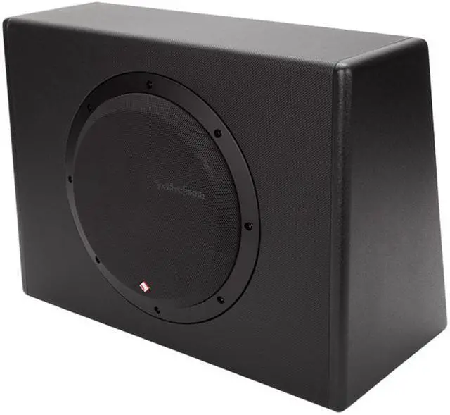 Alt view image 2 of 8 - Rockford Fosgate P300-10 300W RMS Single 10" Amplified Subwoofer Enclosure