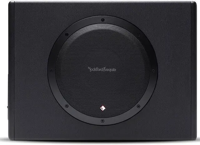 Alt view image 3 of 8 - Rockford Fosgate P300-10 300W RMS Single 10" Amplified Subwoofer Enclosure