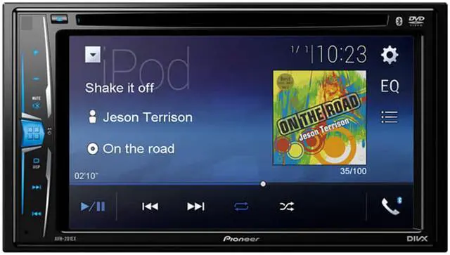 Alt view image 2 of 12 - Pioneer AVH-200EX Multimedia DVD Receiver with 6.2" WVGA Display, and Built-in Bluetooth