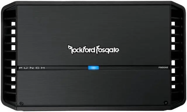 Alt view image 11 of 15 - Rockford Fosgate P500X2 500W 2 Channel Car Amplifier A/B Power Audio Amp