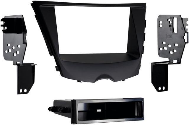 Alt view image 4 of 5 - Metra 99-7350B Matte Black Single DIN Stereo Dash Kit for 12-up Hyundai Veloster