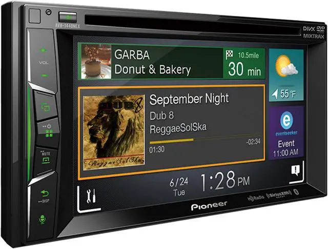 Alt view image 3 of 3 - Pioneer AVH-1400NEX 6.2" DVD/Multimedia Receiver