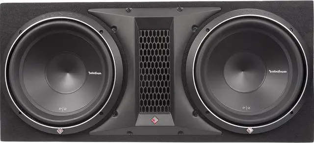 Alt view image 11 of 13 - Rockford Fosgate Punch P1-2X12 12" 1000W Dual Loaded Subwoofer Sub & Enclosure