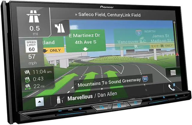 Alt view image 4 of 5 - Pioneer AVIC-W8600NEX 7" 2-DIN Navigation with License Plate Camera