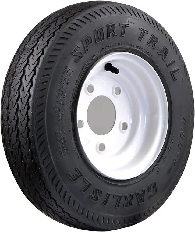 Alt view image 2 of 10 - 20.5X8.00-10 / 12 Ply Carlisle Sport Trail Trailer Tire (1)