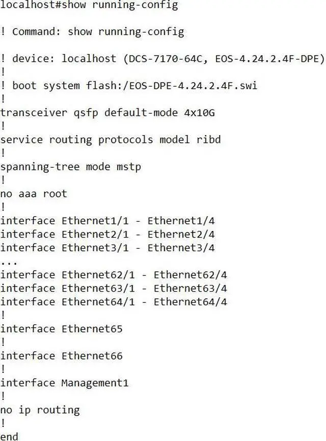 Alt view image 4 of 6 - Arista DCS-7170-64C-F