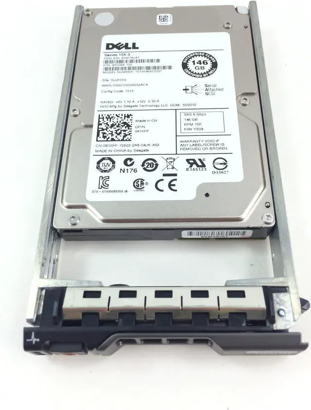 Main image of ST9146853SS-Dell Dell Seagate 146GB 15K 6Gbps SAS 2.5'' Hard Drive ST9146853SS