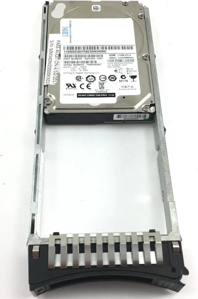 Main image of 00Y5800 IBM 600GB 10K 6Gbps SAS 2.5'' Hard Drive
