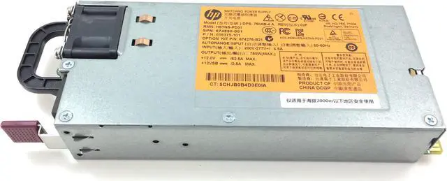 Alt view image 5 of 7 - HP 674275-B21 750 Watt Common Slot Power Supply For Gen8