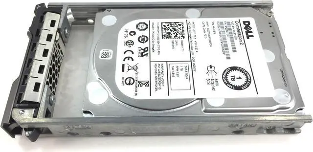 Alt view image 2 of 3 - Dell (9W5WV) 1TB 7.2K SAS 2.5" Hard Drive with Dell PowerEdge R710 SFF Tray