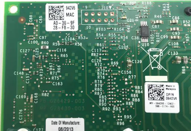 Alt view image 3 of 8 - Dell 942V6 10Gbe Dual Port Server Adapter