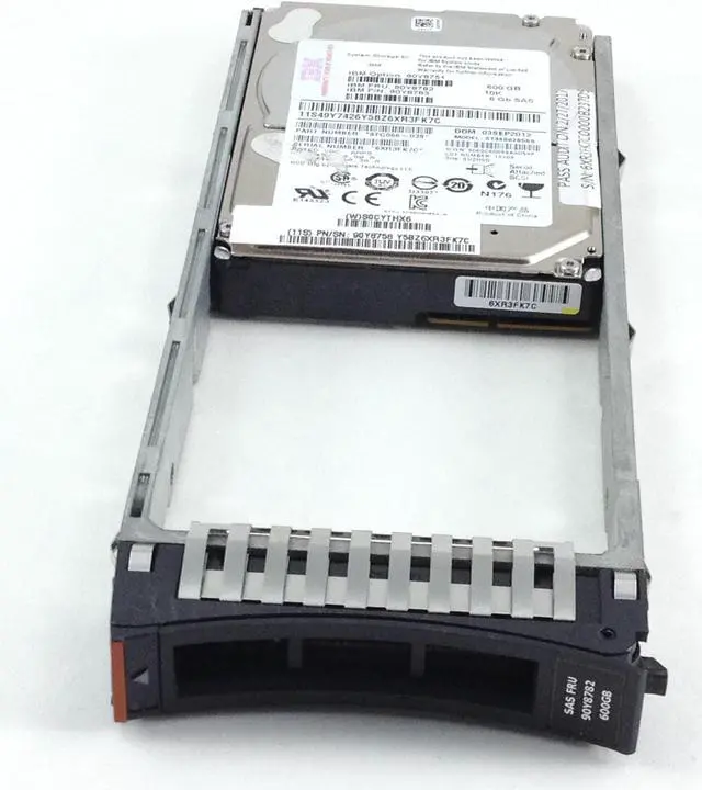 Alt view image 2 of 7 - IBM 90Y8782 600Gb 10000Rpm Sas 6Gbits 2.5Inch Sff Hot Swap Hard Disk Drive With Tray