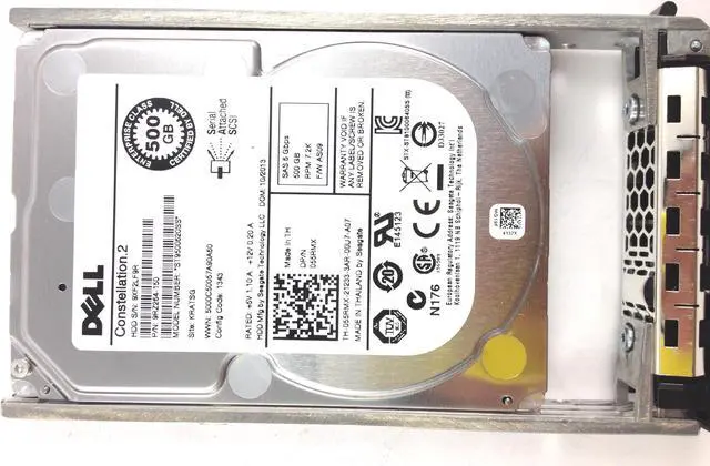 Alt view image 2 of 9 - Dell-IMSourcing 55RMX DS 500 GB Hard Drive - 2.5" Internal - SAS (6Gb/s SAS)