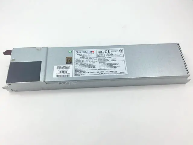 Alt view image 4 of 5 - Supermicro PWS-1K41P-1R PWS-1K41P-1R 1100W/1400W Redundant Power Supply