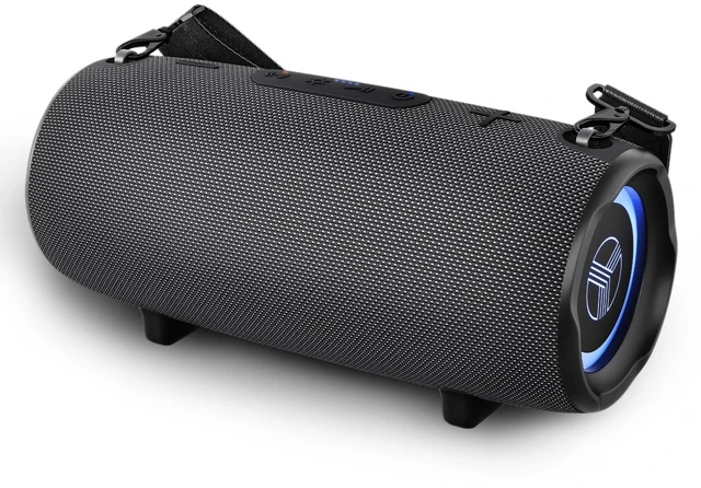 Main image of TREBLAB HD-Max - Large Bluetooth Speaker, Loud 60W Stereo Sound, Powerful Bass, 20H Battery, IPX7 Waterproof, Powerbank, USB-C, RGB Lights, Portable Wireless Speaker with Dual Pairing for Outdoors