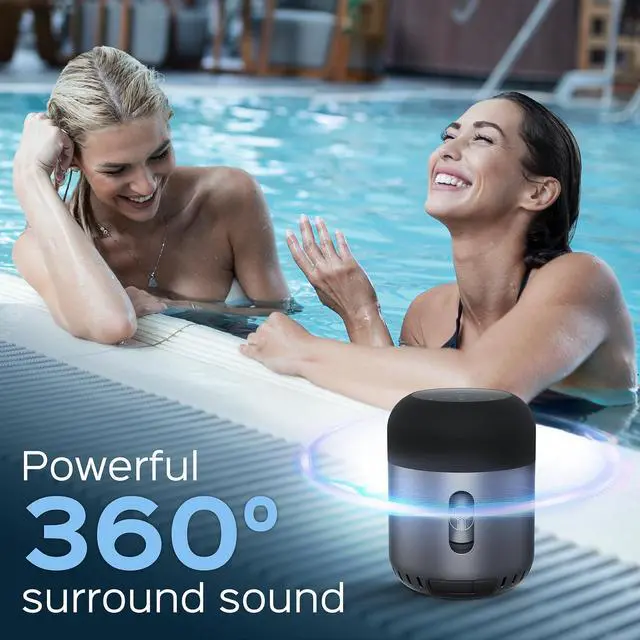 Alt view image 5 of 7 - TREBLAB HD-360 Pro Outdoor Portable Bluetooth Speaker Wireless with 360° Surround Sound - Powerful 5-Driver Speaker w/Subwoofer & 8 Bass Radiators, 90W Stereo, 22H Playtime, IPX4 Waterproof Speaker