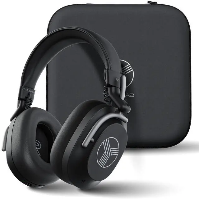 Main image of TREBLAB U5 - Hybrid Active Noise Cancelling Headphones Over-Ear Bluetooth 5.3, 55H Battery, Deep Bass, Multipoint, IPX4, Foldable, Mic for Calls, Wireless Headphones Foldable for Travel, Gym, Work