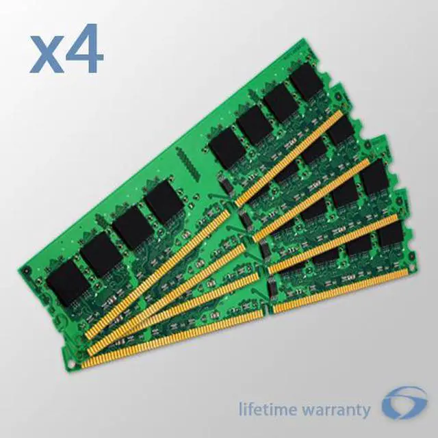 Main image of 8GB Kit [4x2GB] DDR2-800 PC2-6400 Non-ECC 240 Pin 1.8V CL=6 RAM Memory