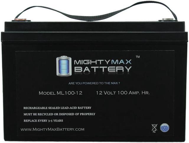  Mighty Max Battery 12V 100AH Battery for Solar Wind